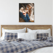 Zong van de Angels door William-Adolphe Bouguereau Canvas Afdruk (Insitu (Slaapkamer))