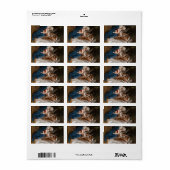 Zong van de Angels door William-Adolphe Bouguereau Etiket (Full Sheet)