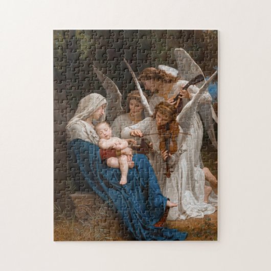 Zong van de Angels door William-Adolphe Bouguereau Legpuzzel (Verticaal)