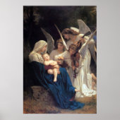 Zong van de Angels door William Adolphe Bouguereau Poster (Voorkant)