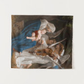 Zong van de Angels door William-Adolphe Bouguereau Wandkleed (Voorkant (horizontaal))