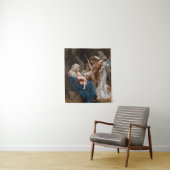 Zong van de Angels door William-Adolphe Bouguereau Wandkleed (In situ)