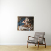 Zong van de Angels door William-Adolphe Bouguereau Wandkleed (In Situ (horizontaal))