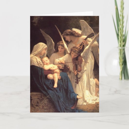 Zong van de Angels Feestdagen Kaart (Voorkant)