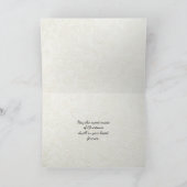 Zong van de Angels Kerstmis Feestdagen Kaart (Binnen)