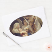 Zong van de Angels Ovale Sticker (Envelop)