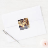 Zong van de Angels Religieuze Gezegende Moeder Vierkante Sticker (Envelop)