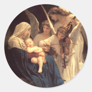 Zong van de Angels Ronde Sticker
