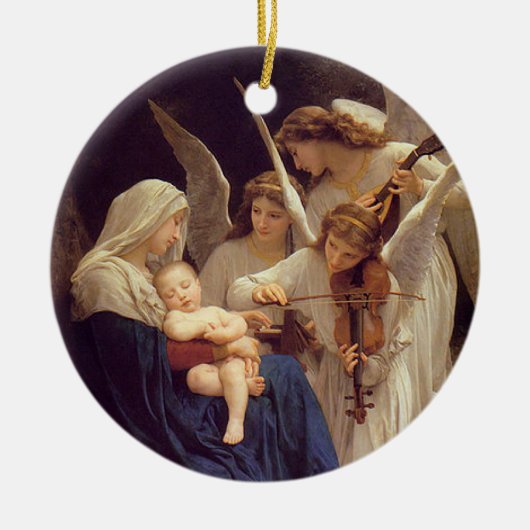 Zong van de Angels-versiering Keramisch Ornament (Voorkant)