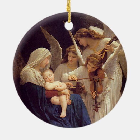 Zong van de Angels-versiering Keramisch Ornament (Achterkant)