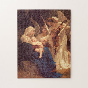 Zong van de Angels William Bouguereau Fine Art Legpuzzel