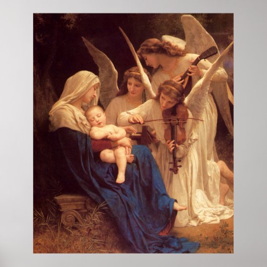 Zong van de Angels William Bouguereau Fine Art Pos Poster (Voorkant)