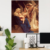 Zong van de Angels William Bouguereau Fine Art Pos Poster (Thuiskantoor)