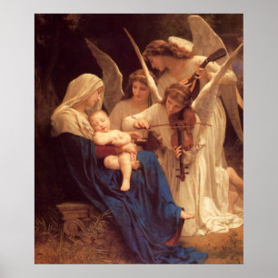 Zong van de Angels William Bouguereau Fine Art Poster