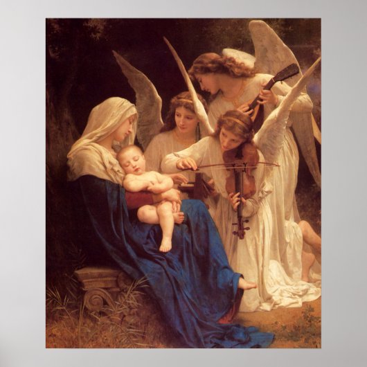 Zong van de Angels William Bouguereau Fine Art Poster (Voorkant)