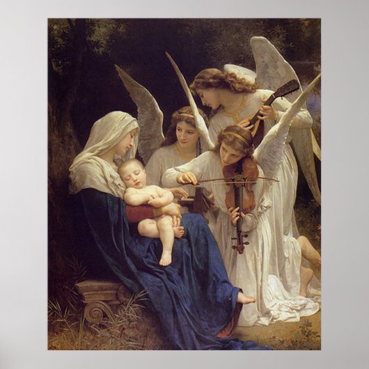 Zong van de Angels — William Bouguereau Poster (Voorkant)