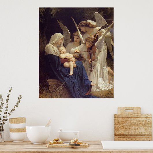Zong van de Angels — William Bouguereau Poster (Keuken)