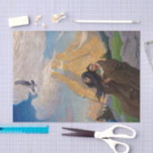 Zong van de Eagle die bij het Storm past Tissuepapier (Craft)