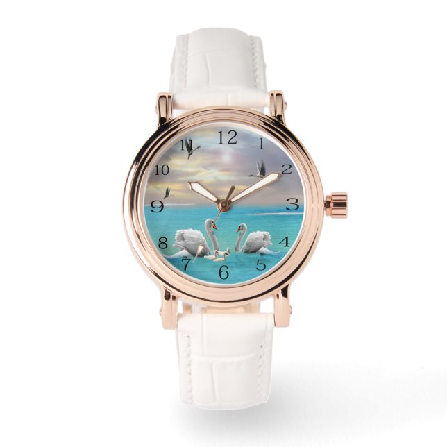 Zong van de witte zwaan, horloge (Voorkant)