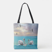 Zong van de witte zwaan, tote bag (Achterkant)