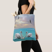 Zong van de witte zwaan, tote bag (Dichtbij)