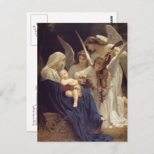 Zong van het Angels Briefkaart (Voorkant / Achterkant)