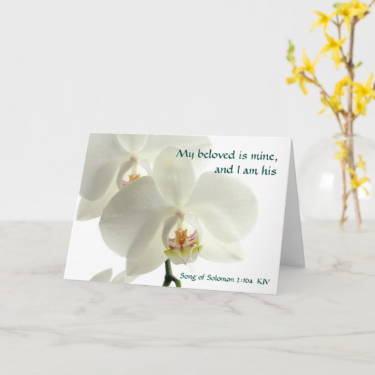 Zong van het Christelijk Jubileum van het huwelijk Kaart (Gele Bloem)