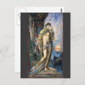 Zong van liedjes van Gustave Moreau Briefkaart (Voorkant / Achterkant)