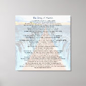 Zong van Mozes Canvas Afdruk (Voorkant)