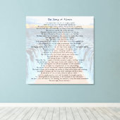 Zong van Mozes Canvas Afdruk (Insitu (Houten vloer))