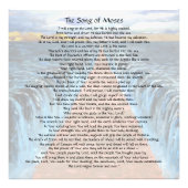 Zong van Mozes Foto Afdruk (Voorkant)