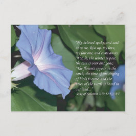 Zong van Solomon 2:10-12 het Briefkaart van de Man