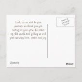 Zong van Solomon 2:10 Maak mijn liefde, kom met mi Briefkaart (Achterkant)