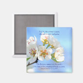 Zong van Solomon 2:11-12a De bloemen verschijnen Magneet (Voorkant / Achterkant)