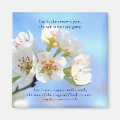 Zong van Solomon 2:11-12a De bloemen verschijnen Magneet (Voorkant)