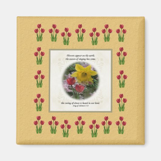 Zong van Solomon 2:12 Magneet (Voorkant)