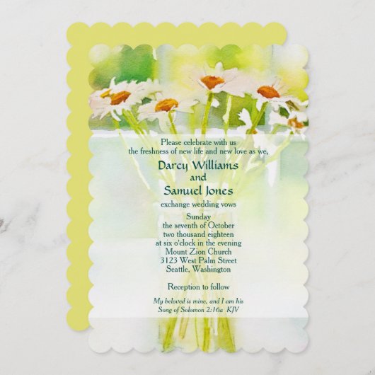 Zong van Solomon 2:16a Christelijk huwelijk Kaart (Voorkant / Achterkant)