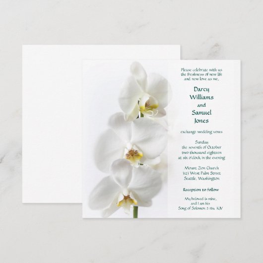 Zong van Solomon 2:16a Mijn geliefde is mijn bruil Kaart (Voorkant / Achterkant)