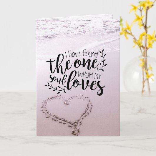 Zong van Solomon 3:4 Bijbelse bruiloft in de Oceaa Kaart (Gele Bloem)