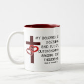 Zong van Solomon 5:10 Tweekleurige Koffiemok (Links)