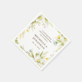 Zong van Solomon 6:3 Bijbel Wilde Bloemhuwelijk Servet (Hoek)