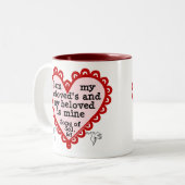 Zong van Solomon 6:3 Tweekleurige Koffiemok (Voorkant links)