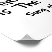 Zong van Solomon 6:9 Poster (Hoek)