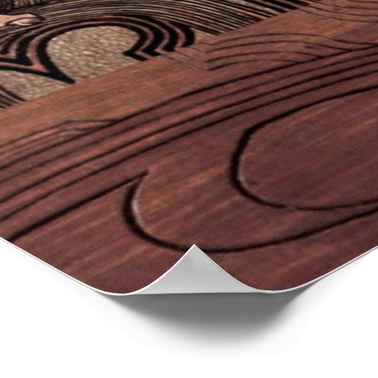 Zong van Tijd door Jean Theodoor Toorop Poster (Hoek)