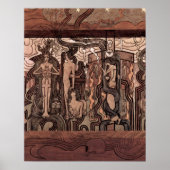 Zong van Tijd door Jean Theodoor Toorop Poster (Voorkant)