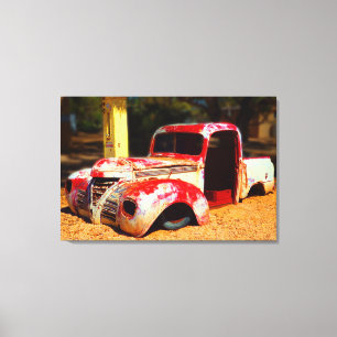 ZONGEBAKKEN PICKUP 24x36 Canvas Afdruk
