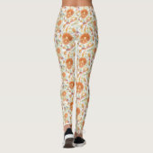 Zongebrande wateren en eucalyptus Blooms Leggings (Achterkant)