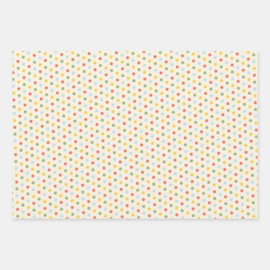 Zongewassen natuurlijke kleuren gemengd patroon ve inpakpapier vel (Voorkant 2)