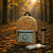 Zongezoende madeliefjes en gelukkige lieveheersbee bedrukte rugzak