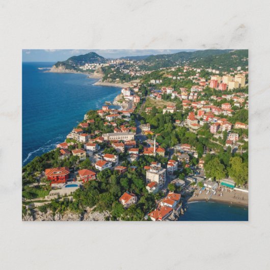Zonguldak, antenne, Zwarte Zee kust van Turkije 2 Briefkaart (Voorkant)